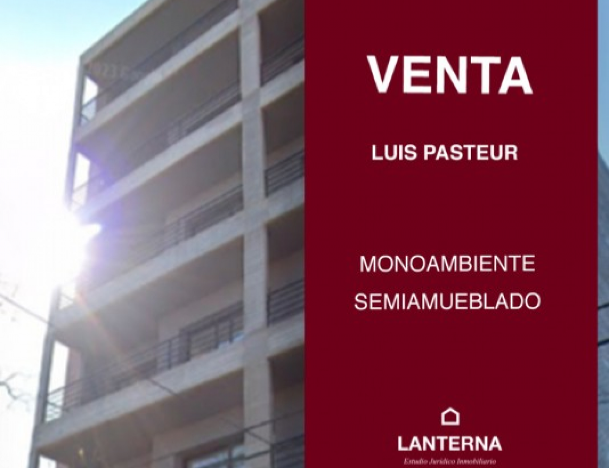 Se vende Monoambiente Semi amoblado