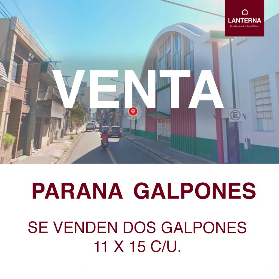 SE VENDEN GALPONES CENTRICOS JUNTOS O SEPARADOS