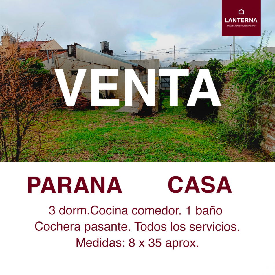 SE VENDE CASA ZONA TIRO FEDERAL