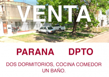 SE VENDE DEPARTAMENTO DOS DORMITORIOS EN P.B