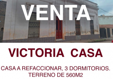 SE VENDE CASA EN VICTORIA