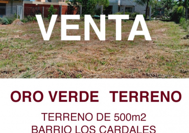 Terreno en venta ! Loteo Cardales 