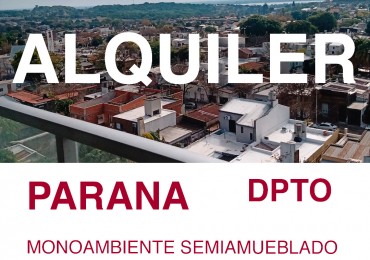 SE ALQUILA MONOAMBIENTE AMUEBLADO